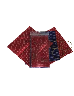 Marmeladenglasdeckel aus Baumwolle 15 x 15 cm - 6er-Set - 1