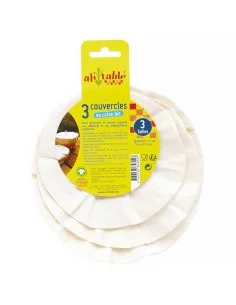 Set of 3 reusable cotton...