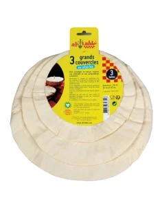 Lot de 3 grands couvercles...