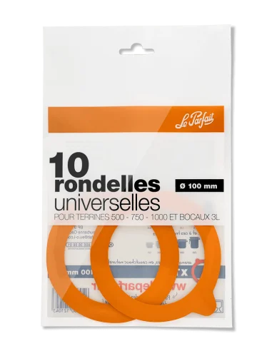 Rondelles Ø 70 mm pour Bocaux Le Parfait - Lot de 10