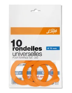 Rondelles universelles Ø 70 mm - Sachet de 10 - Le Parfait - 1 2