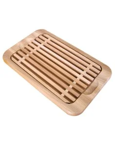 Wooden bread board with...