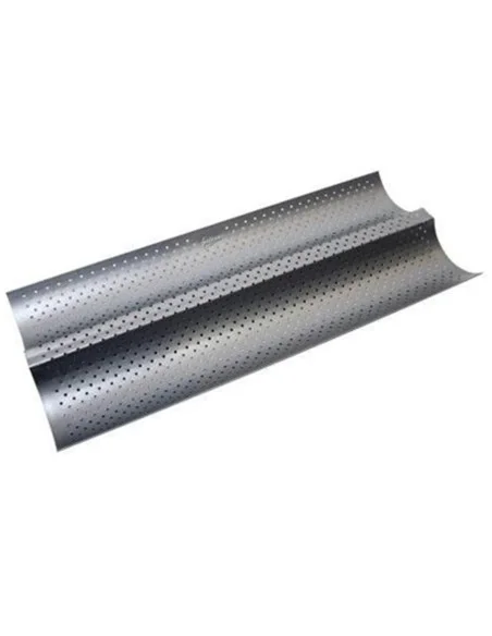 Moule à 2 baguettes perforé antiadhésif - 1