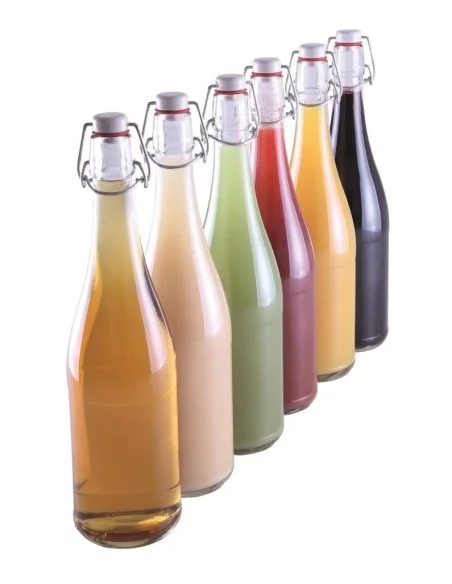 Limonadenflasche 0,75 L mit mechanischem Stopfen - 6er-Set - 3