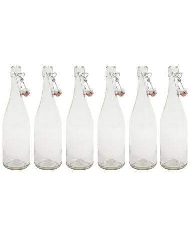 Limonadenflasche 0,75 L mit mechanischem Stopfen - 6er-Set - 2