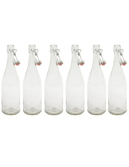 Limonadenflasche 0,75 L mit mechanischem Stopfen - 6er-Set - 2