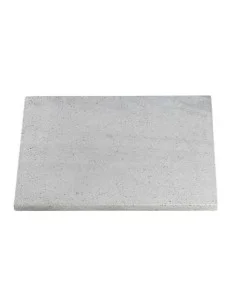 Feuerfester Stein 30 x 40 cm für Backofen und Grill - 1 2