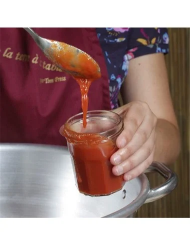 Marmeladengläser 200 ml mit goldenem Deckel TO 70 mm - Packung mit 12 - 2 Marmeladengläser 200 ml mit goldenem Deckel TO 70 mm - Packung mit 12 - 2