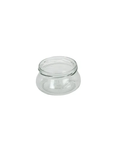 Rounded jam jars with small handles 218 mL Ø 82 mm - Pack of 18 - 1