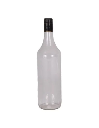 Syrup bottles 1 L with lid caps - Pack of 35 - 1