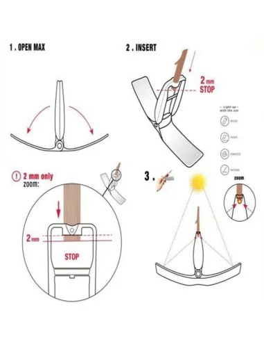 Briquet Solaire - Allume feu -...