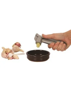 Hebel-Knoblauchpresse mit Reinigungsaufsatz - 1 2