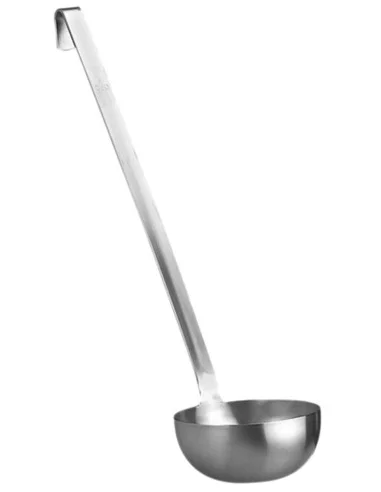 Stainless steel monobloc ladle 0.25 L - 1