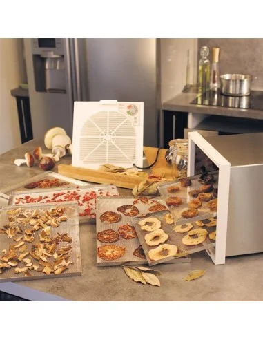 Tunnel-Dörrgerät aus Edelstahl 6 Schalen 24 x 36 cm - 3