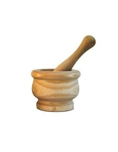 Small ash mortar with pestle - 1