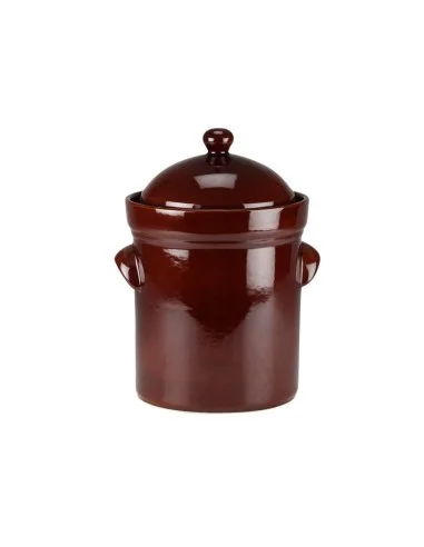 Sauerkraut and lactofermentation pot 15 L - Brown - 1