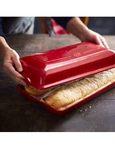 Bread pan for 2 ciabattas 35 cm long - 2