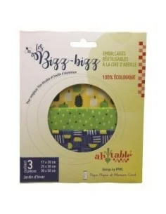 Lot de 3 emballages réutilisables rectangles - Ah Table ! - 1