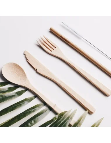 Bamboo cutlery set - Bambaw - 5 Bamboo cutlery set - Bambaw - 5
