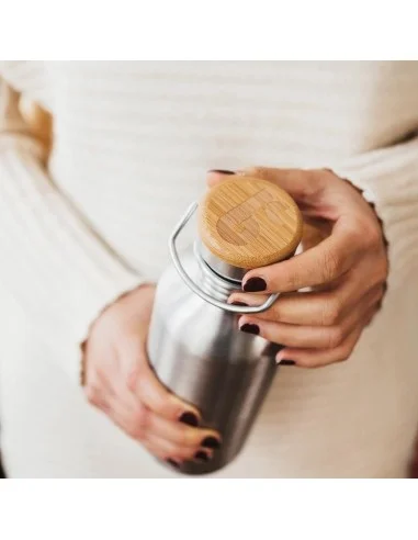 Edelstahl Isolierflasche 1000 ml - Bambaw - 5