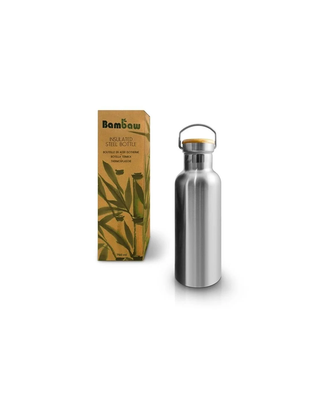 750-mL-Isolierflasche - - Bambaw