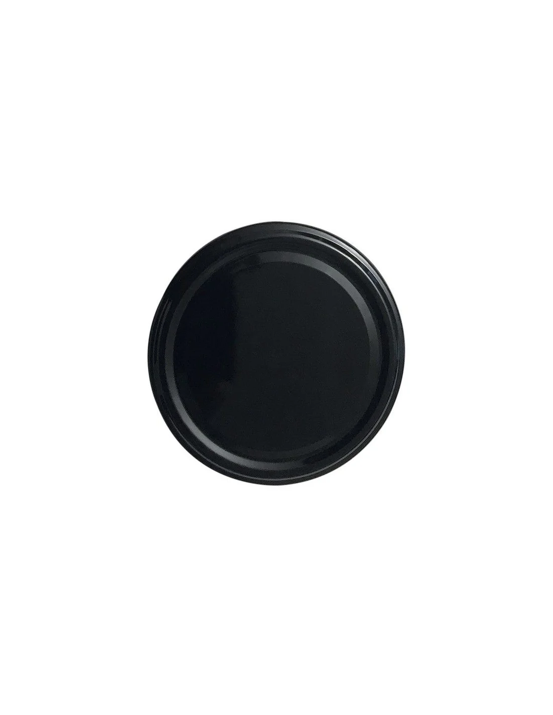Black Twist-off lids Ø 48 mm - Set of 20
