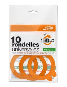 Universal washers 2 ears Ø 85 mm - Bag of 10 - Le Parfait - 1 2
