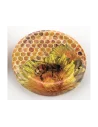 Couvercles Twist-off miel abeille fond alvéoles Ø 63 mm - Lot de 20 - 1