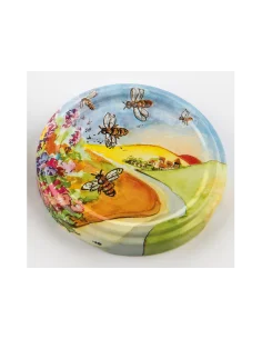 Twist-off-Deckel für Honigbienen auf dem Land Ø 82 mm - Set von 20 - 1
